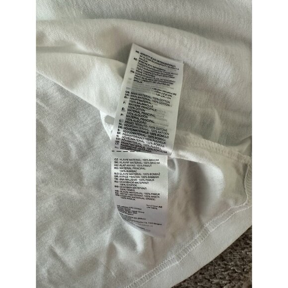 Adidas Womens Regular fit Short Sleeve Logo T-Shirt Shirt White Solid - Picture 7 of 11